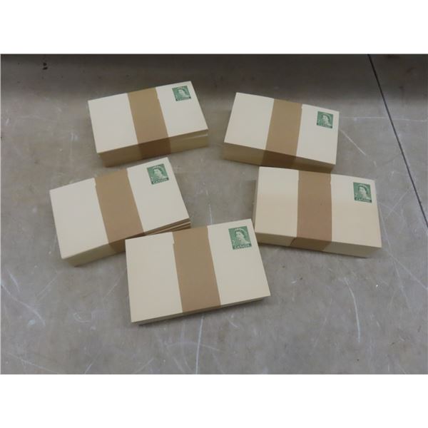 Five Hundred Mint Prepaid Canadian Postcards