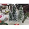 Image 5 : Vintage Christmas Décor Including Tree Ornaments, Holiday Figurines, Candle Holders, Metal Cookie