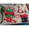 Image 7 : Vintage Christmas Décor Including Tree Ornaments, Holiday Figurines, Candle Holders, Metal Cookie