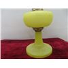 Image 2 : Aladdin Yellow Moonstone Vertique Glass Kerosene Lamp, 24" Tall