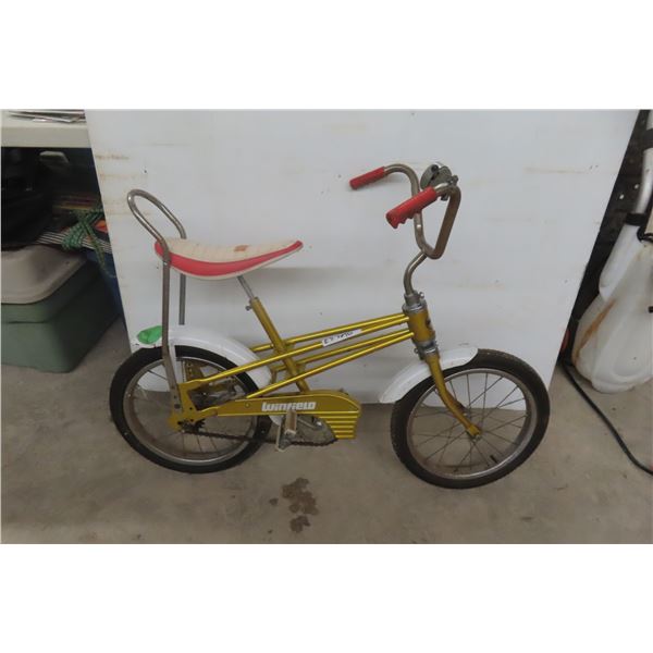Winfield Vintage Pedal Bike 15" w/ Banana Seat