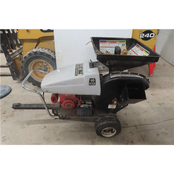 Black Max 10HP Chipper/Shredder w/ Elec Start - Has Compression - Needs Tune Up, Has Been Sitting