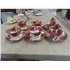 Image 7 : Twelve Cups with Saucers (Royal Albert, Melba, Paragon) and Six Dinner Plates
