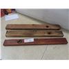 Image 1 : Three Vintage Wooden Levels