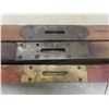 Image 2 : Three Vintage Wooden Levels
