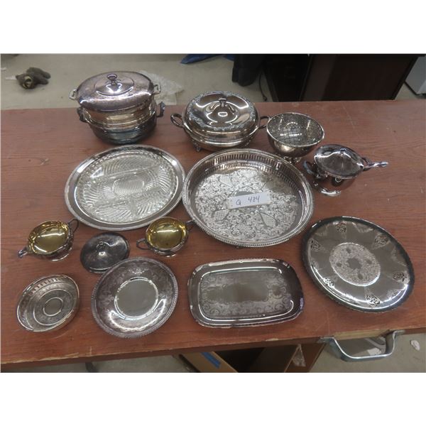 Thirteen+ Silver-Plated Serving Pieces