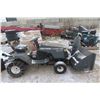 Image 1 : Craftsman 15 1/2 HP Riding Lawn Tractor with Snowblower Attachment (Working)