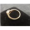 Image 3 : 10k Gold Ring with Opal, 2 Grams, Approximate Size 5