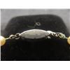 Image 5 : Vintage Faux Pearl Necklace with Sterling Clasp, 17" Length
