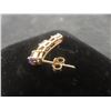 Image 8 : 10k Gold Earring w/ Amethyst, 1 Gram, 10k Gold Necklace w/ Emerald-Cut Amethyst, 3g , 19"