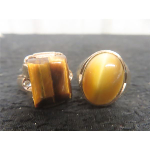 Two 12k Gold-Filled Rings