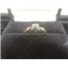 Image 1 : 10k Gold and Diamond Ring, 2.09 Grams, with COA