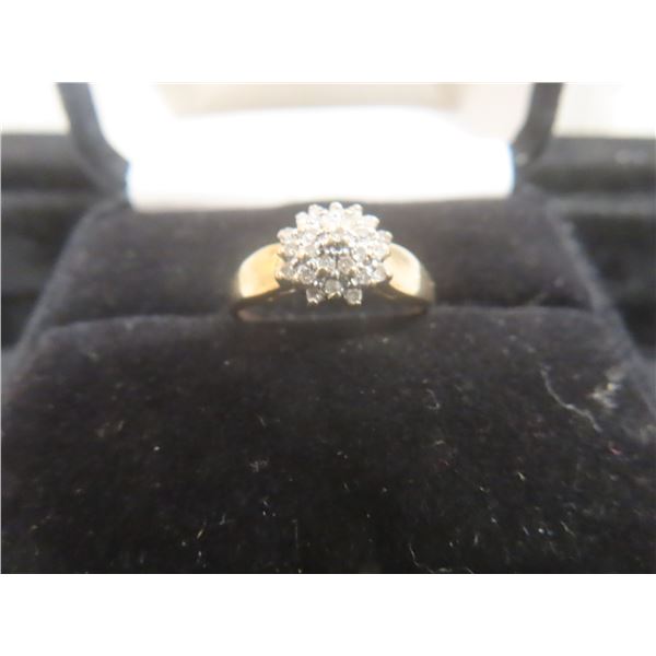 10k Gold and Diamond Ring, 2.1 Grams, with COA