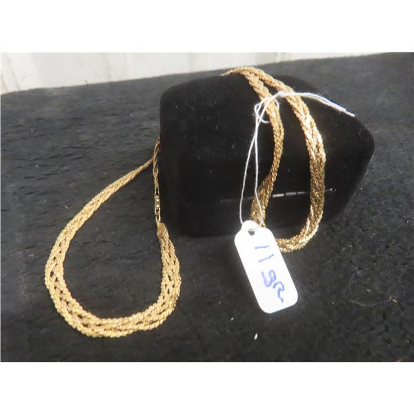 12k Gold-Filled Necklace, 11 Grams, 18" Length