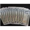 Image 2 : Ninety-One 1973 Canadian $1 Bills with Sequential Serial Numbers