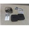 Image 1 : Two Apple TV Streaming Boxes with Remotes