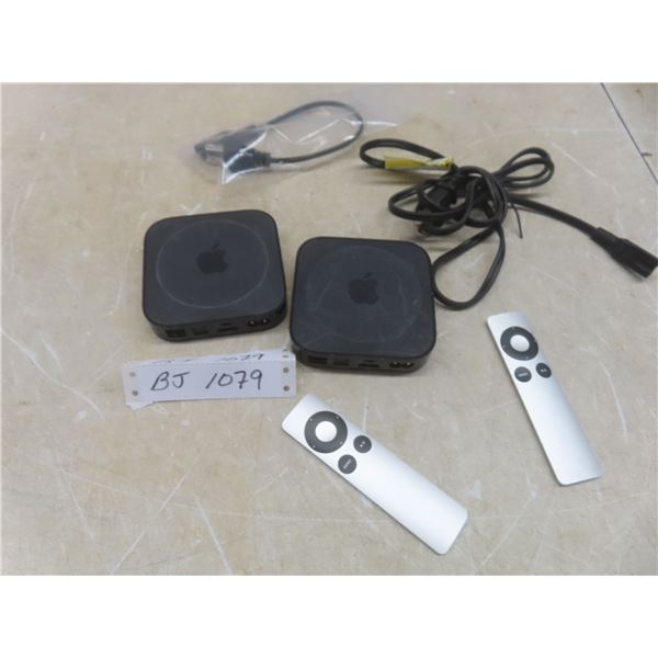Two Apple TV Streaming Boxes
