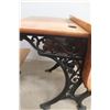 Image 5 : Antique Student School Desk & Two Chairs