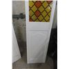 Image 3 : 2 x Painted Door in Stained-Glass Style 18" x 77"