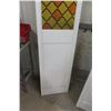 Image 4 : 2 x Painted Door in Stained-Glass Style 18" x 77"