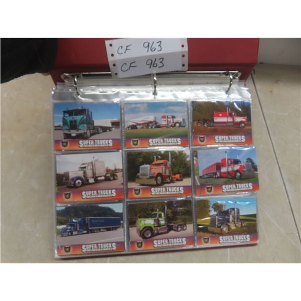 Collection of Super Truck Trading Cards & Pictures of Classic Cars