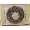 Image 5 : Pre-Lit Christmas Wreath 42"