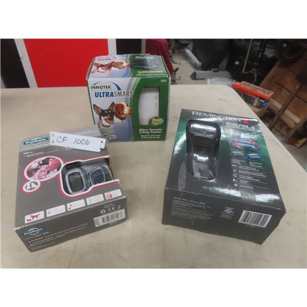 PetSafe Remote Training System, Innotek Ultra-Smart Dog Remote Trainer & Remington Razor – New or
