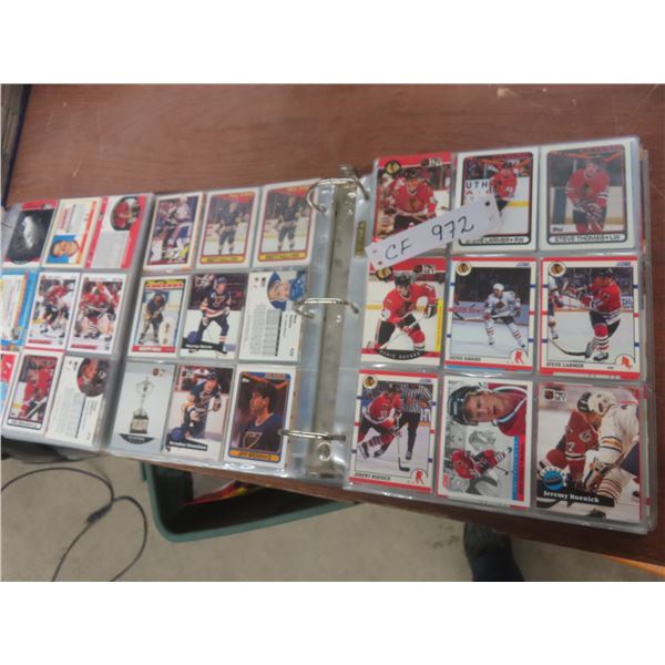 Two Binders Full of Hockey Cards: Upper Deck, O-Pee-Chee, Pro Set, Score and More