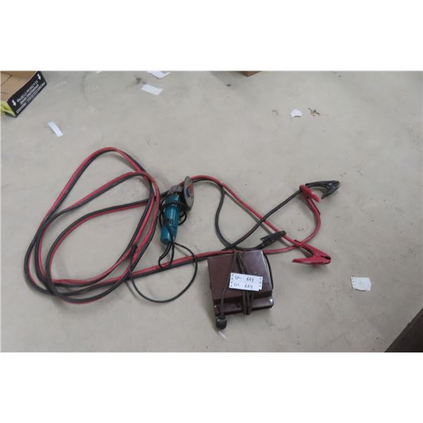 HD Long Booster Cables, Car Heater, Makita Angle Grinder