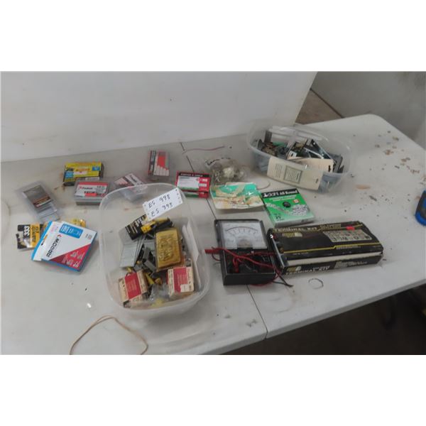 Ohms Test Terminal Kit Air Brad Nails & Shelf Brackets