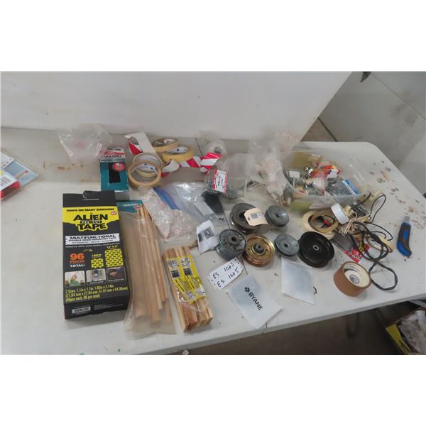 Wood Screw Pulley Taper Dowels Shims