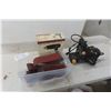 Image 1 : MasterCraft Belt Sander, Heat Gun & Sandpaper