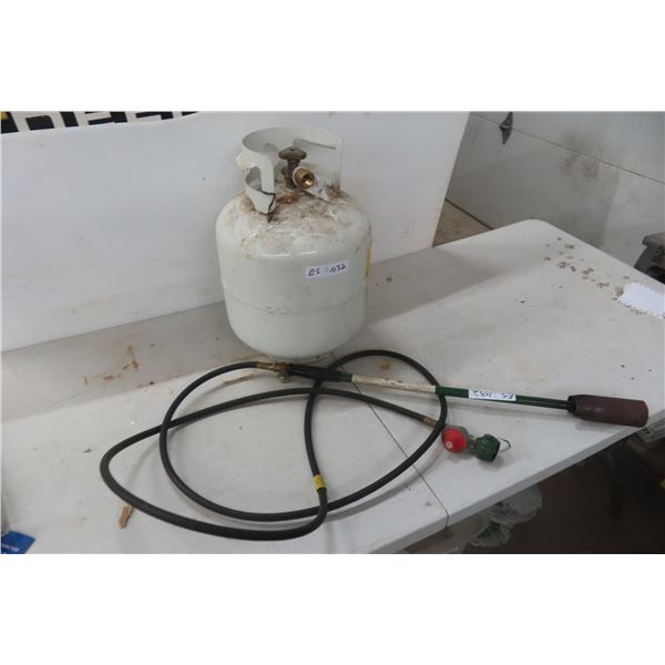 Tiger Torch & 25lb Propane Bottle