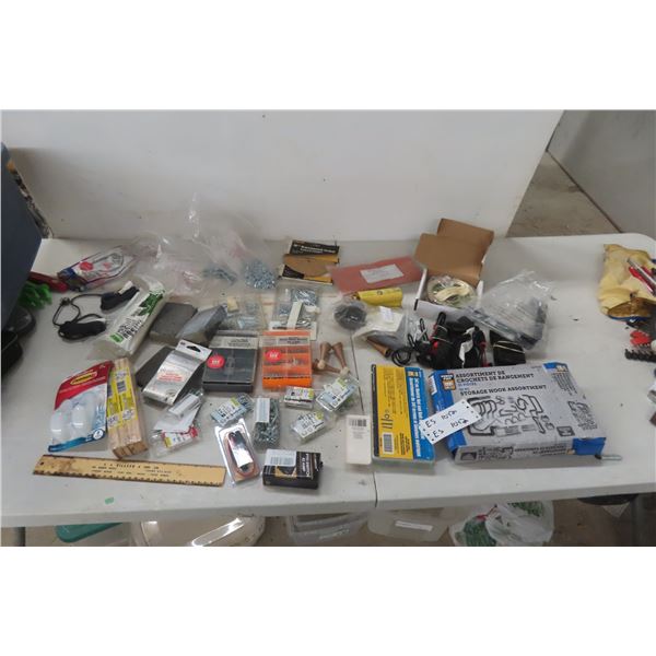 Nuts, Bolts, Hardware, Hanging Hooks & More