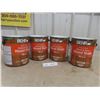 Image 1 : Four Unopened Behr Wood Stain Pewter Colour 3.43 L