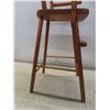 Image 3 : Antique Doll Wooden High Chair
