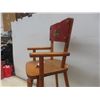 Image 5 : Antique Doll Wooden High Chair