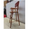 Image 6 : Antique Doll Wooden High Chair