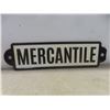 Image 3 : Two Metal Signs: Grocery & Mercantile 5 1/4" x 20"