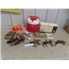 Image 1 : Vintage Viking Radio, Sunbeam World Time Alarm Clock, Picnic Jug, Tomee Tipper, Cup & Bowl and More