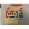 Image 8 : Two Coca-Cola Trays, Straw Keeper & Cardboard Bottle Carriers: Pepsi, Canada Dry, C-Plus