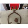 Image 2 : Vintage Rustic Tools: Ice Tongs, Clamps, Pulley, Hay Bale Hooks and More