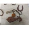 Image 3 : Vintage Rustic Tools: Ice Tongs, Clamps, Pulley, Hay Bale Hooks and More