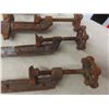 Image 9 : Vintage Rustic Tools: Ice Tongs, Clamps, Pulley, Hay Bale Hooks and More