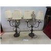 Image 1 : Two Table Lamps 23" High