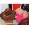 Image 2 : Box of Books, Cowboy Hat, Ball Cap and More