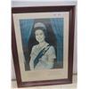 Image 1 : Queen Elizabeth Framed Picture 27" x 21"