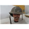 Image 3 : Canadian Military Helmet & Leather Neck Protector