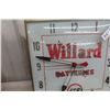 Image 4 : Willard Batteries Light-Up Clock 15" x 15"