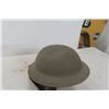 Image 2 : Canadian Military Helmet & Leather Neck Protector